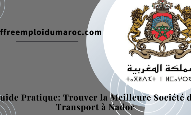 Société de Transport à Nador